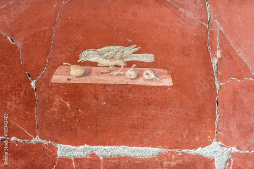 fresco in villa oplontis photo