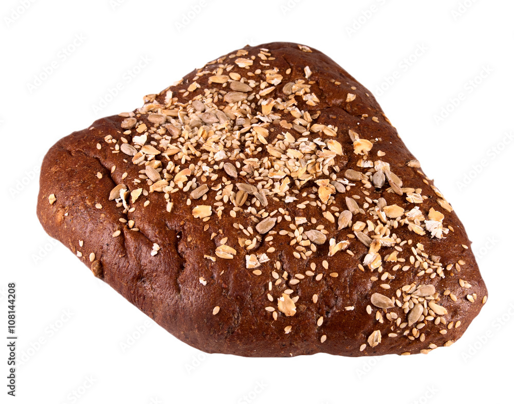 Bread with flax seeds, sunflower seeds and rolled oats Bread with flax seeds, sunflower seeds and rolled oats