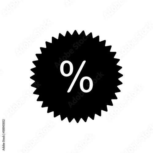 Discount sticker icon. Special offer promotional label. Vector i