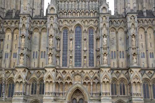 Wells Cathedral Church Facade, Somerset © kevers