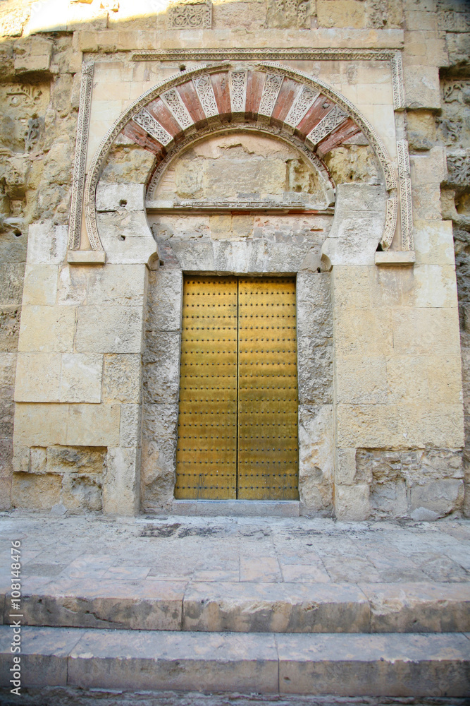 Saint Stephen door in mosque of Cordoba