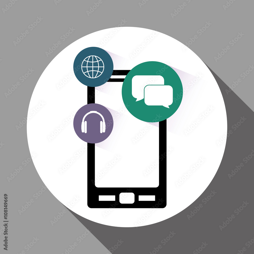 Smartphone icon design , vector illustration Smartphone icon design , vector illustration