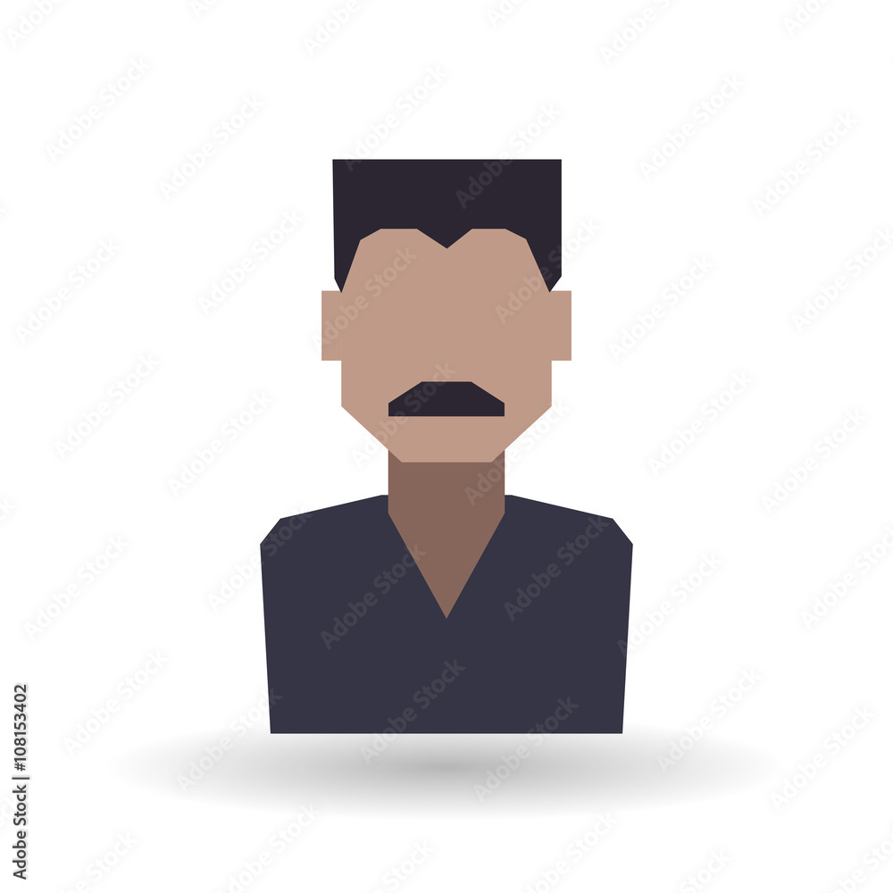 man and social media design, vector illustration man and social media design, vector illustration