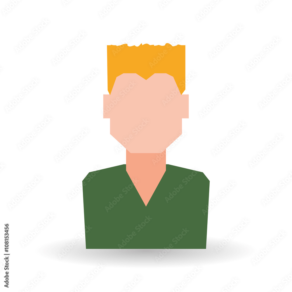 man and social media design, vector illustration man and social media design, vector illustration