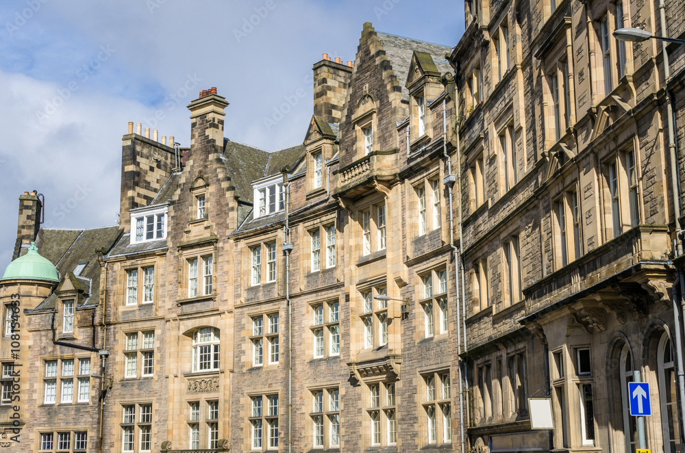 Old Town Houses in Edinburgh
