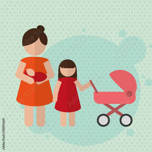 baby  graphic design, vector illustration