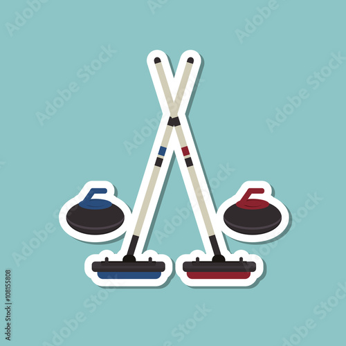 hockey sport design, vector illustration