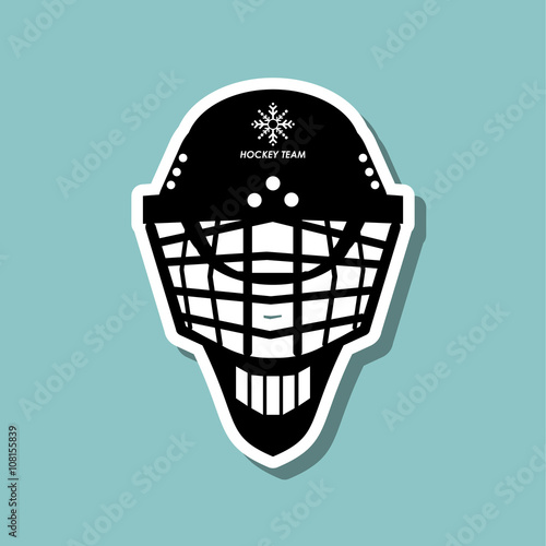 hockey sport design, vector illustration