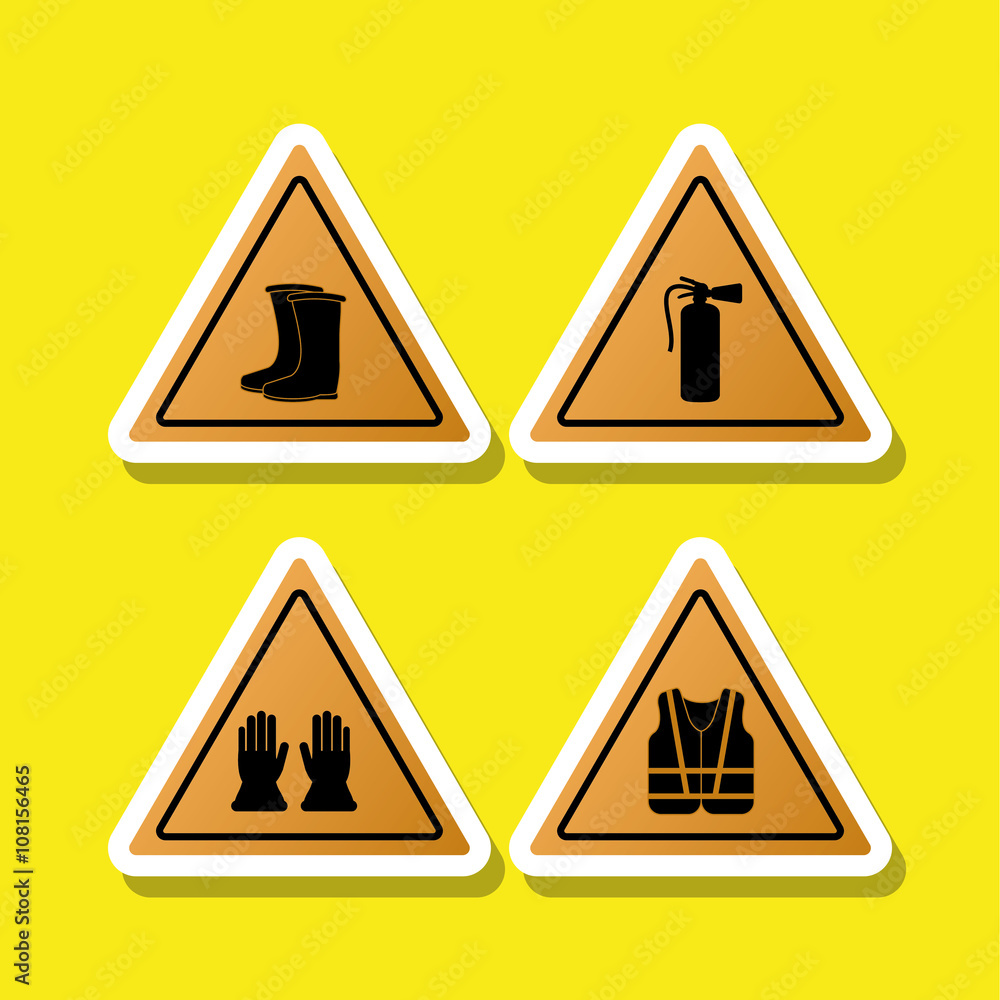 Industry security supplies design, vector illustration Industry security supplies design, vector illustration
