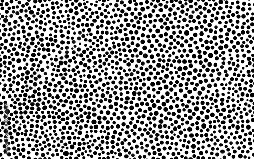 Rectangle seamless pattern with black dots on white background