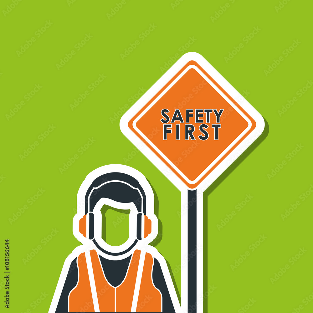 Industry security supplies  design, vector illustration