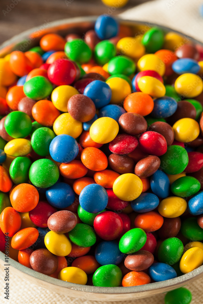Rainbow Colorful Candy Coated Chocolate Rainbow Colorful Candy Coated Chocolate