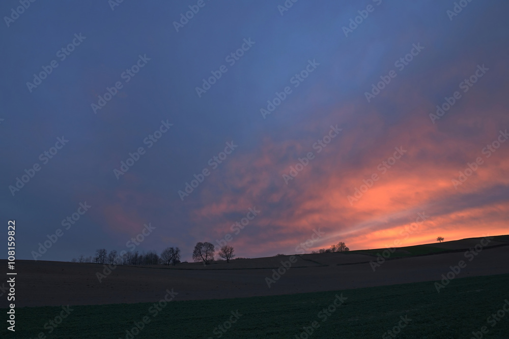 Fototapeta premium O zachodzie