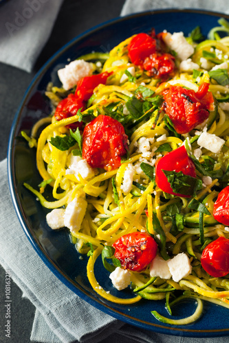 Homemade Zucchini Noodles Zoodles photo