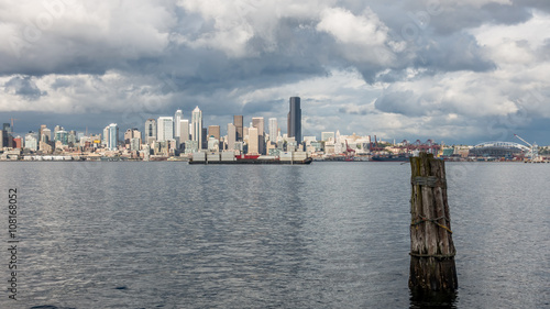 Clouds Over Seattle Skyline 3