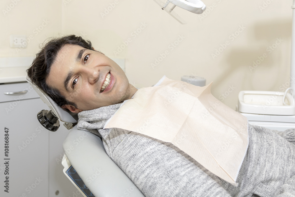 Patient at dentist office Patient at dentist office