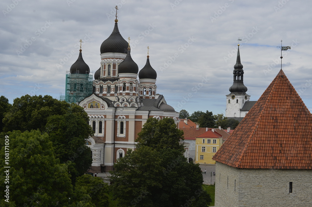 Alexander Nevsky Cathedral, Tallinn, Estonia. Alexander Nevsky Cathedral, Tallinn, Estonia.