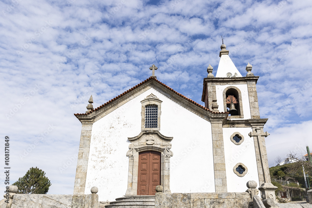 church of our Lady of the Assumption in Linhares da Beira Historical Village, Guarda, Portugal
