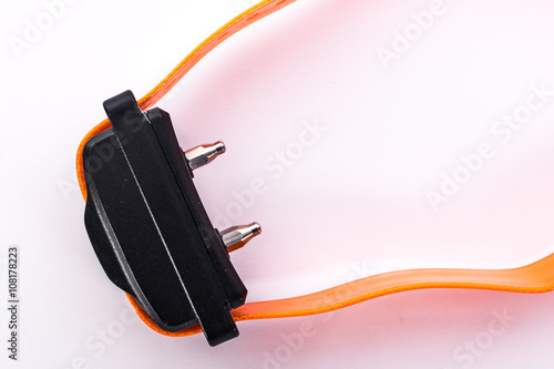 electric dog collar on a white background
