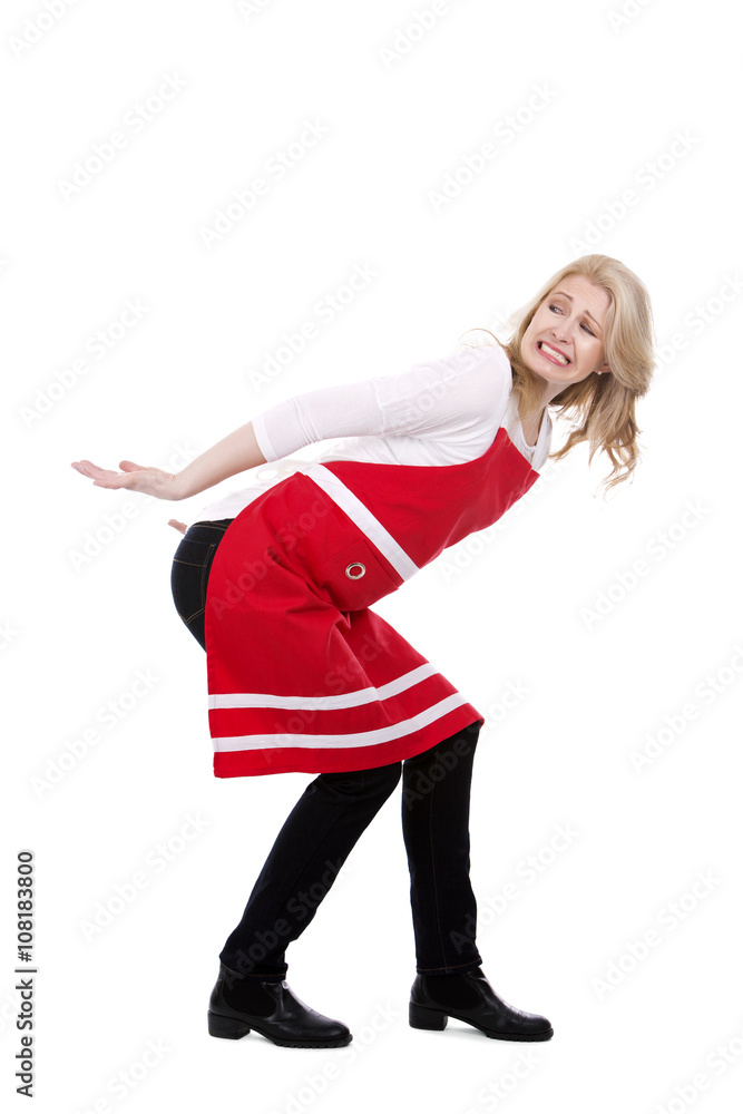 female cook in apron female cook in apron