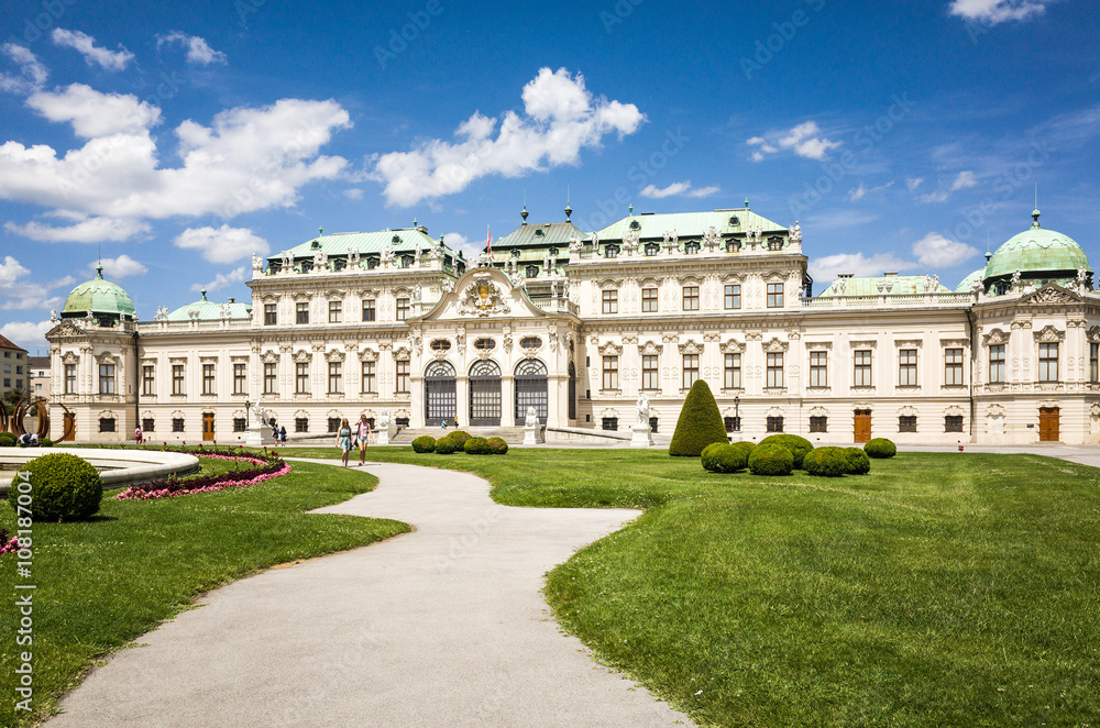 landmark Belvedere is a historic building complex in Vienna Aust