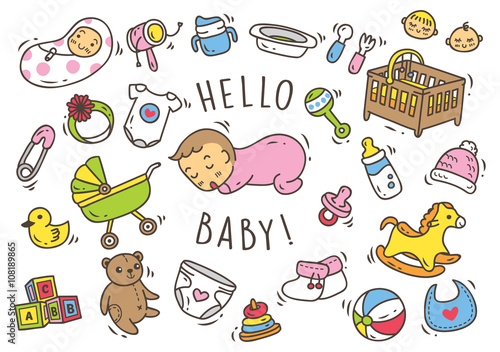 Baby toys and accessories doodle