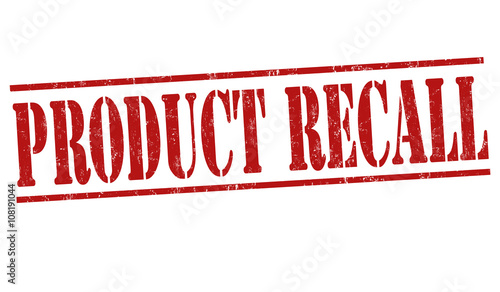 Product recall stamp