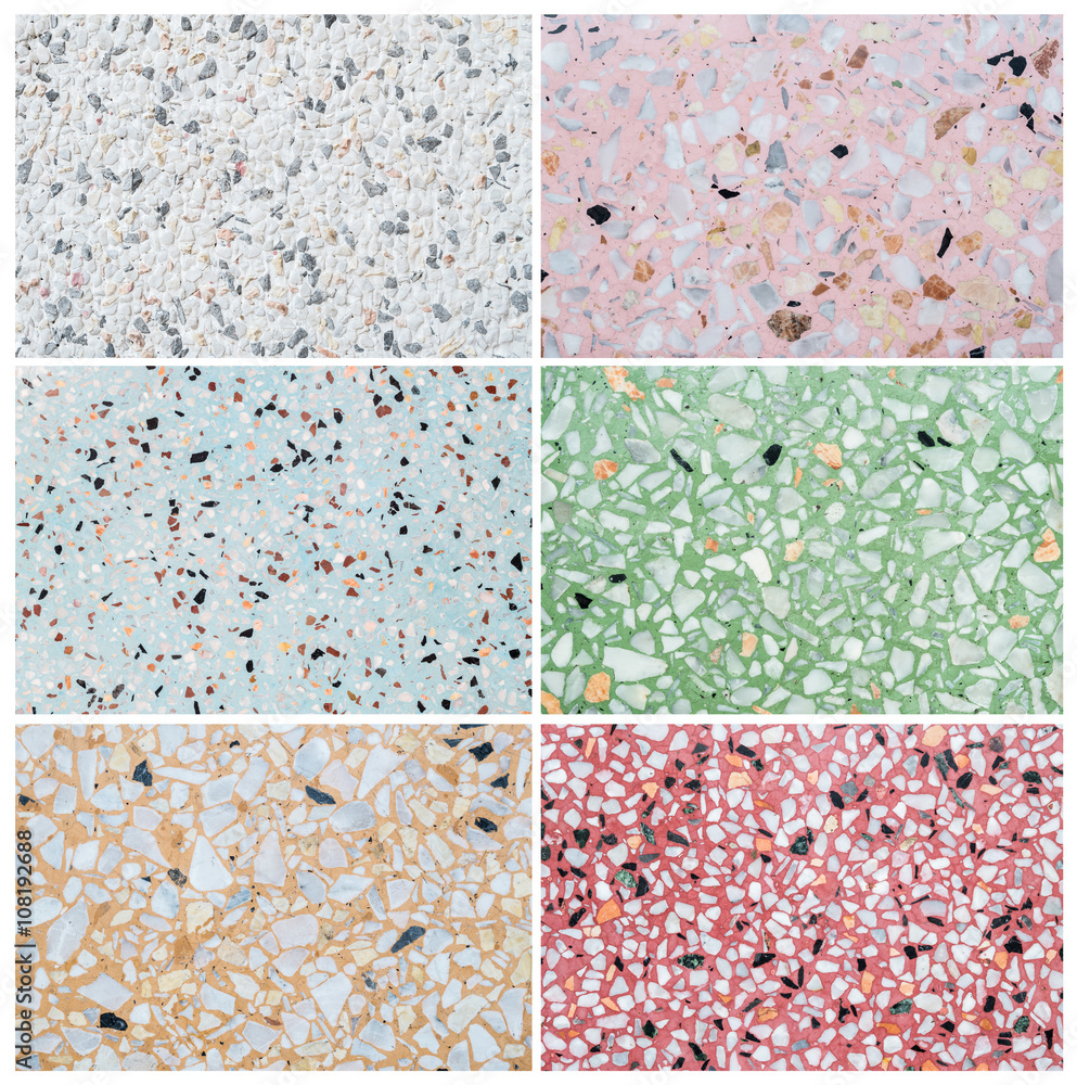 Group of closeup surface marble floor texture background Group of closeup surface marble floor texture background