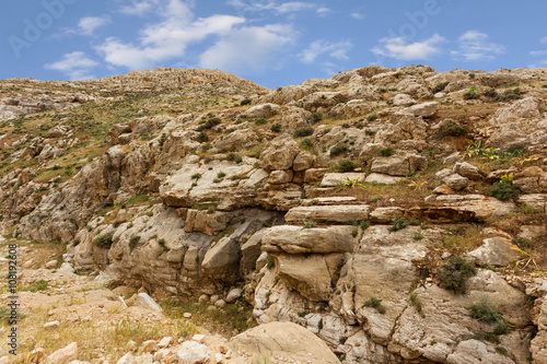 Mountains of the canyon Negev Desert in Israel