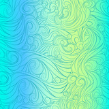 Bright abstract pattern of the waves