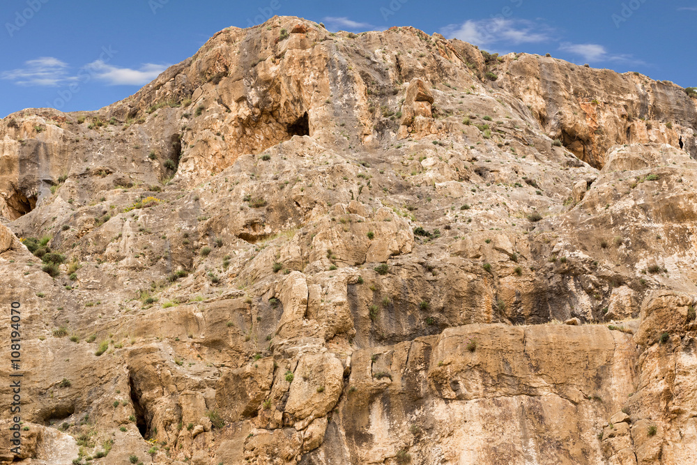 Mountains of the canyon Negev Desert in Israel