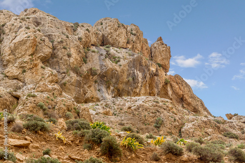 Mountains of the canyon Negev Desert in Israel