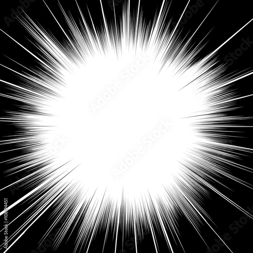 Sun ray or star burst Comic radial lines background