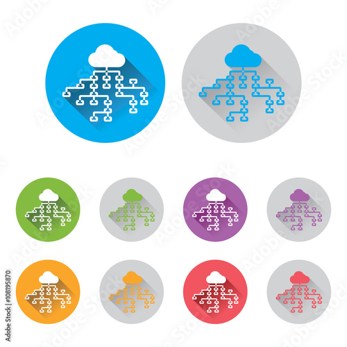  Organization hierarchy Logo Icon