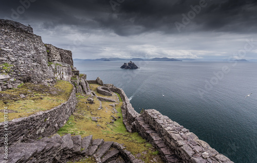 View from Skellig Michael Island,Ireland,Europe ,Location of sta photo