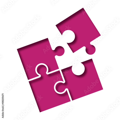 Logo puzzle.