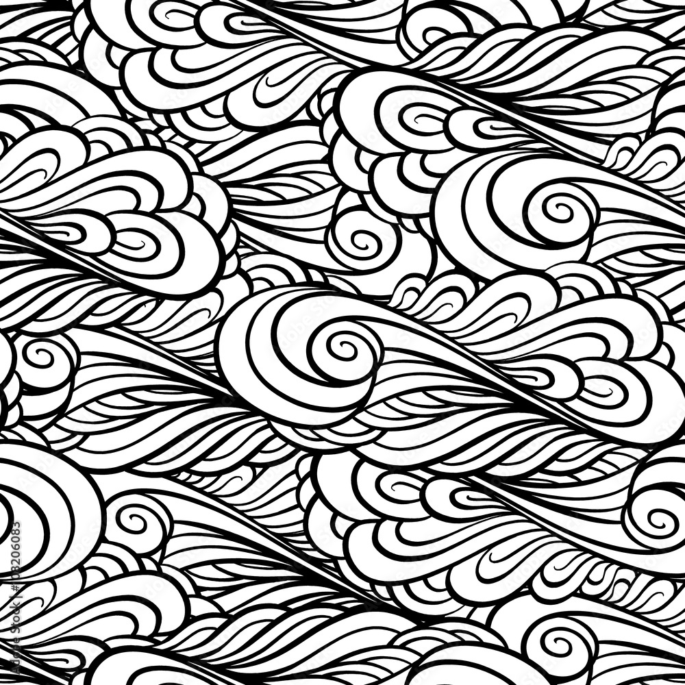 Fantasy decorative ornamental seamless pattern Fantasy decorative ornamental seamless pattern