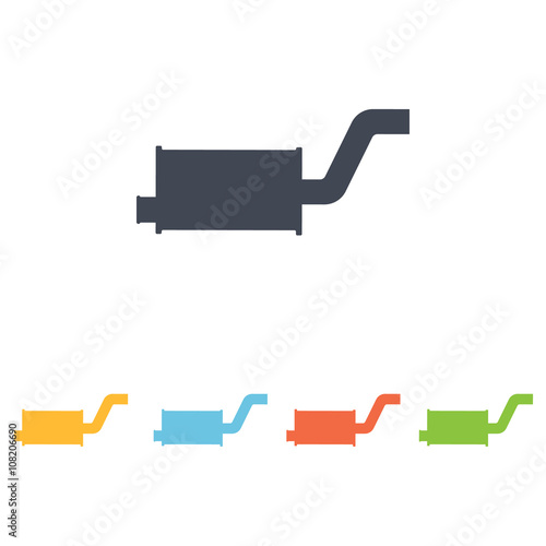 exhaust pipe icon