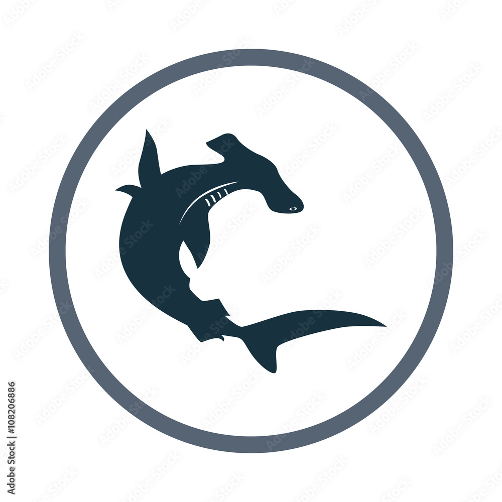 Obraz premium Shark icon