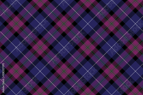 Pride of scotland tartan fabric diagonal texture seamless patter