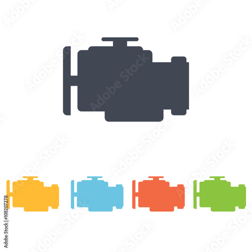 Car engine icon
