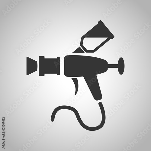 gun for painting icon