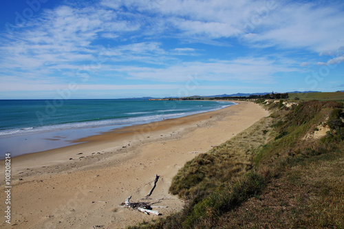 Beach in Timaru  New Zealand