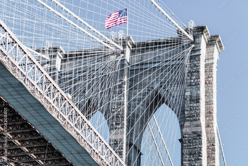 Fototapeta premium Brooklyn Bridge in New York City United States America