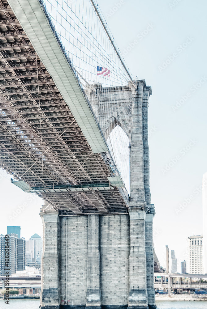 Fototapeta premium Brooklyn Bridge in New York City United States America