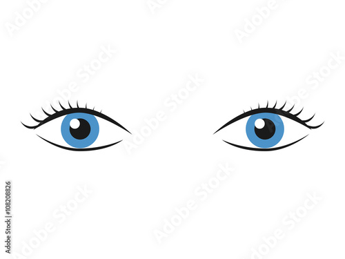 Pair of blue eyes