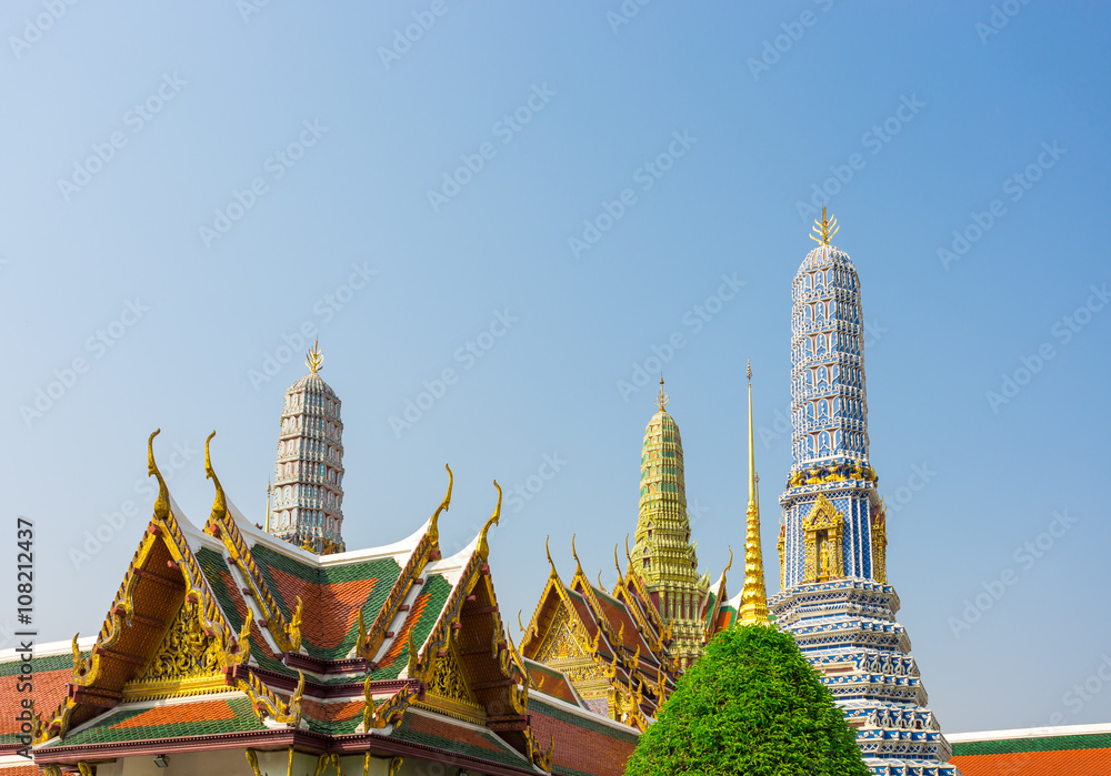 Naklejka premium Wat pra kaew, Grand palace