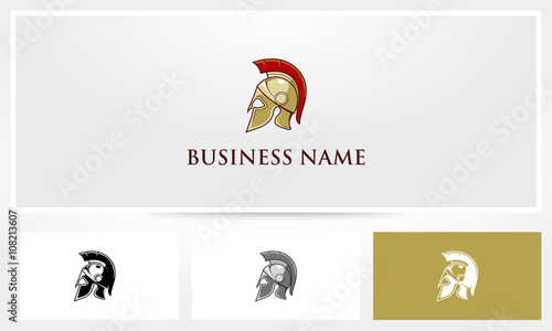 Helmet Sparta Gladiator Logo