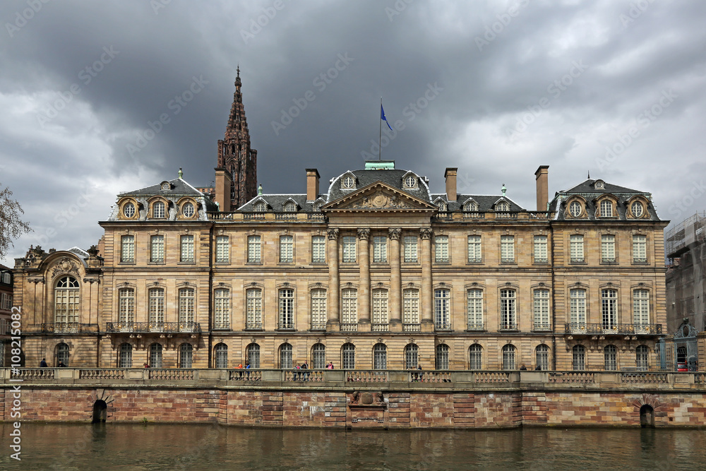 Palais de Rohan und Münster in Straßburg