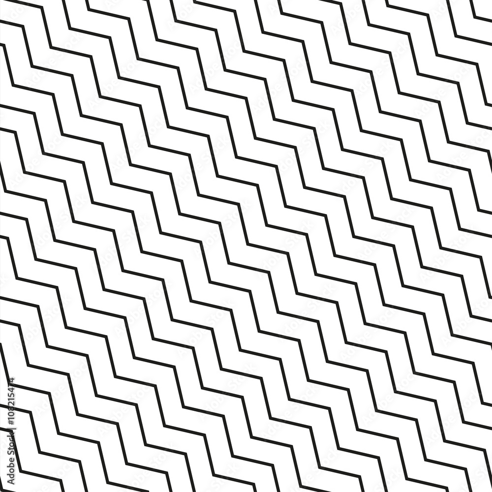 Zigzag pattern. Modern stylish texture. Repeating geometric tiles with